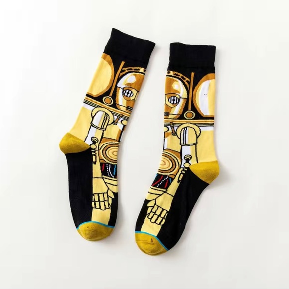 Star Wars Cartoon/Movies Socks. (3 pack). - Picture 3 of 4
